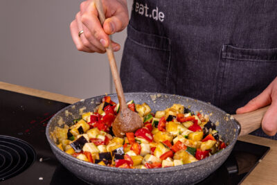Gemüse anbraten