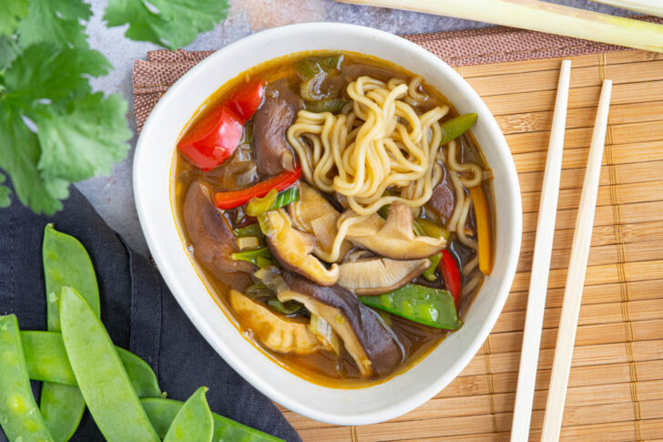Asiatische Nudelsuppe