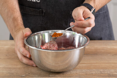 Fleisch würzen