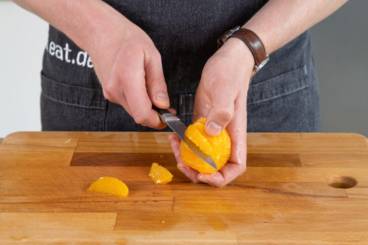 Orange filetieren