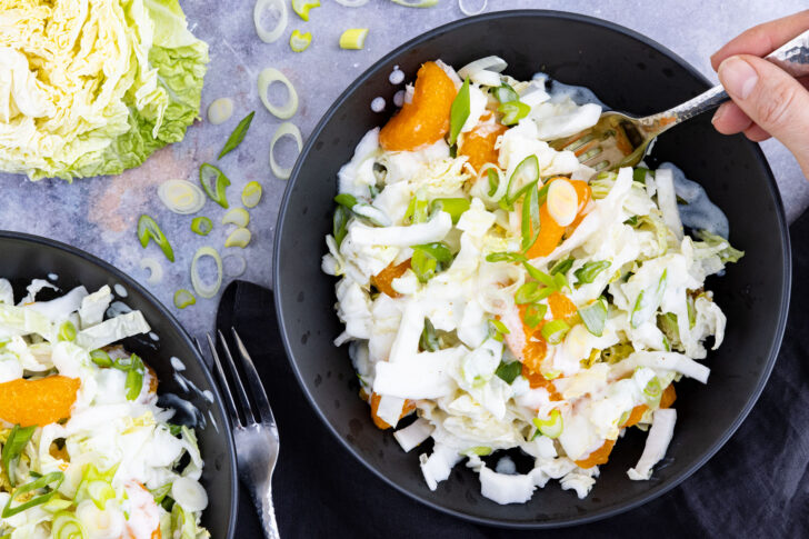 Chinakohlsalat mit Mandarinen