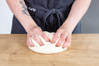 Ciabatta-Teig kneten