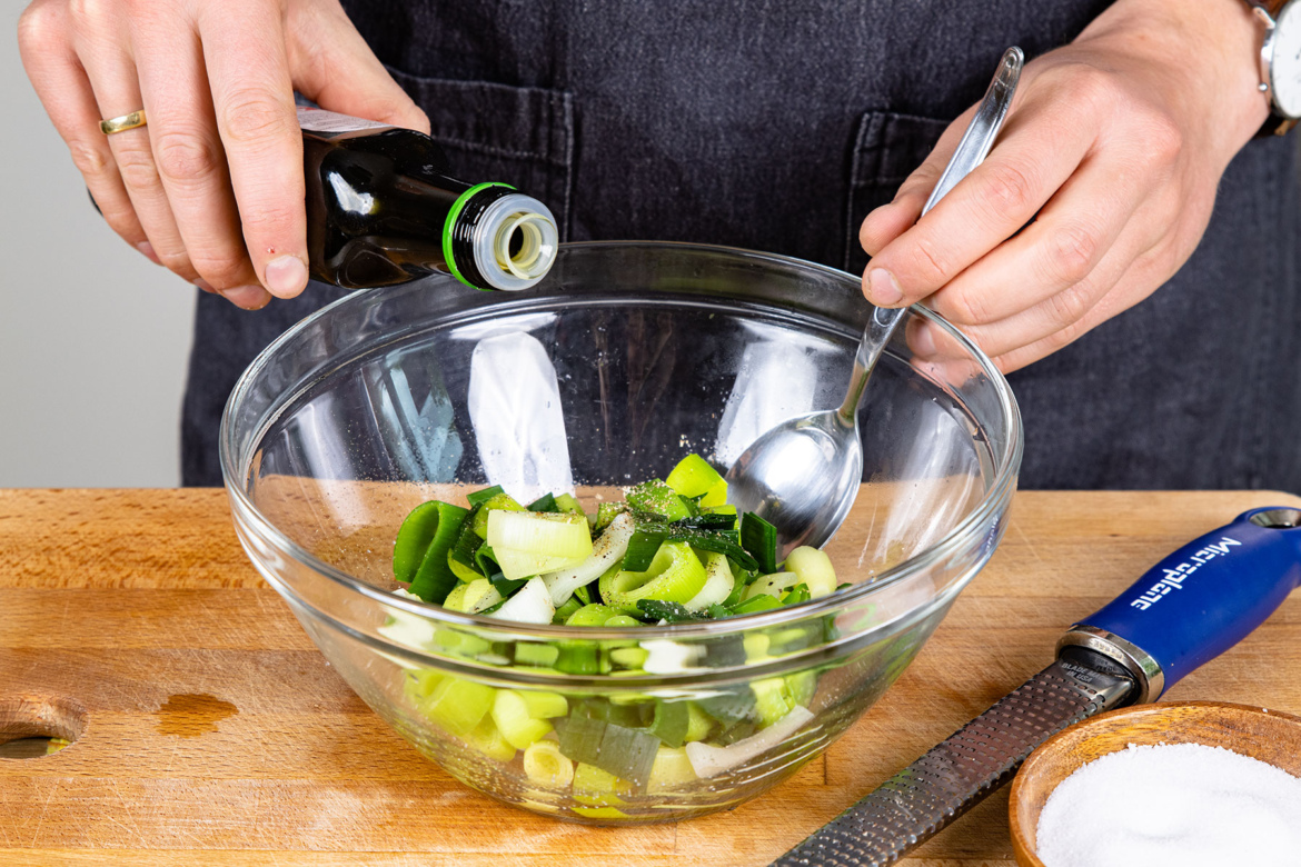 Einfacher Lauchsalat | Rezept