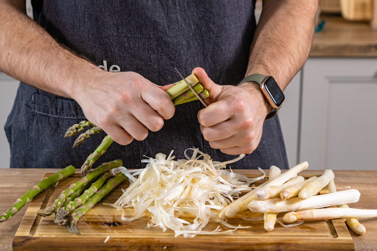Einfacher vegetarischer Spargelauflauf | Rezept
