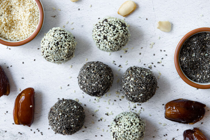 Energy Balls mit Datteln.