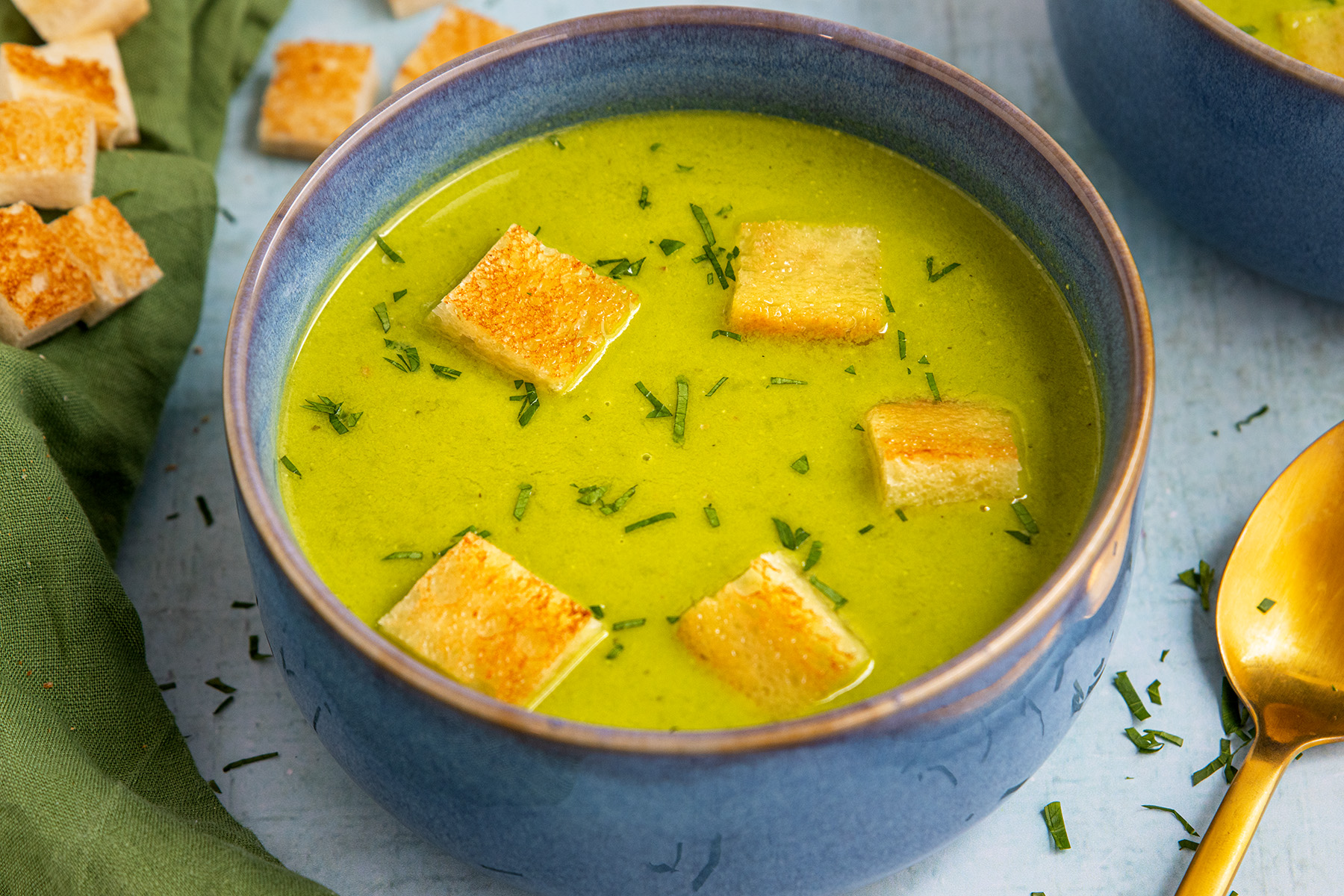 Erbsencremesuppe
