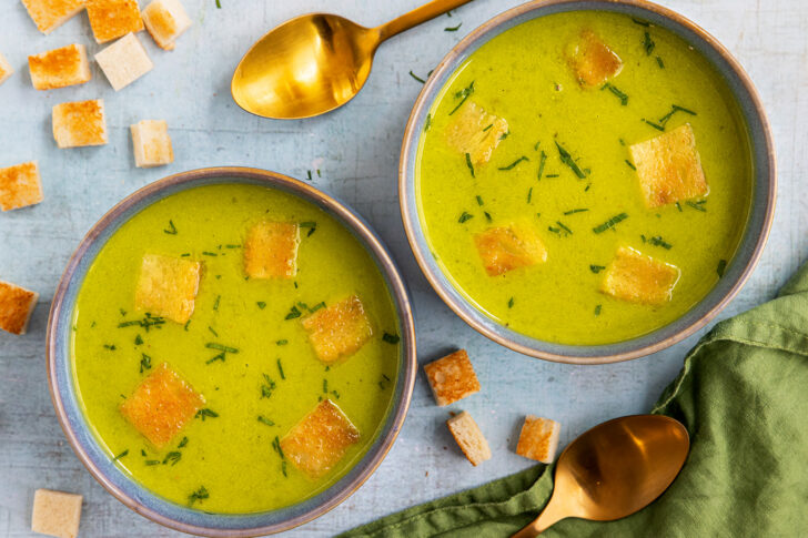 Erbsencremesuppe