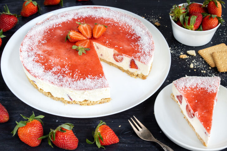 Erdbeer-Philadelphia-Torte