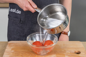 Tomaten blanchieren