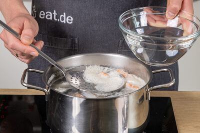 Eiweiß abschöpfen