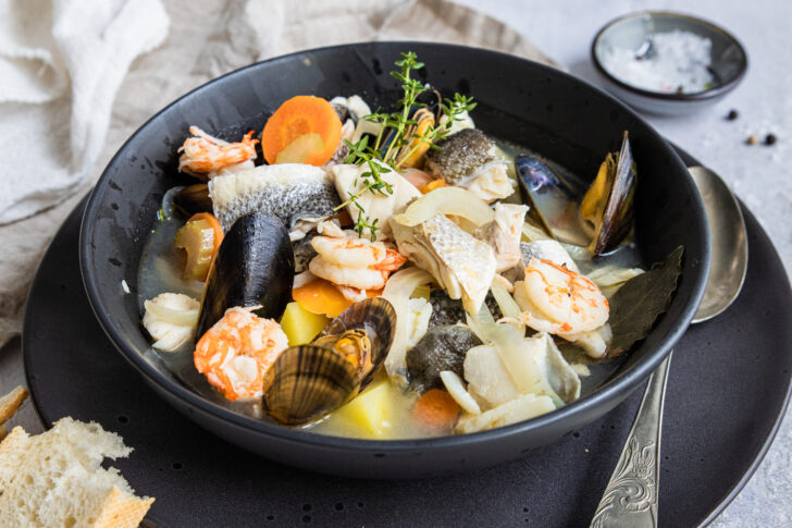 Französische Fischsuppe
