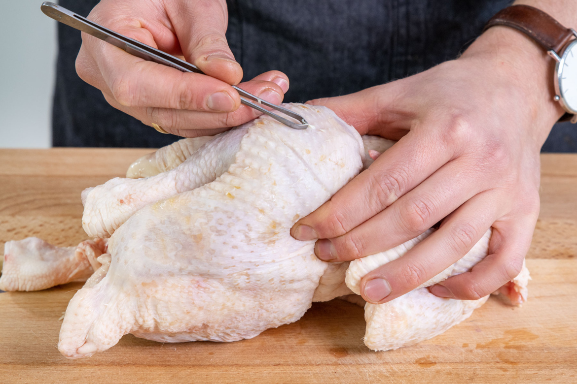 Ganzes Hähnchen im Backofen Rezept