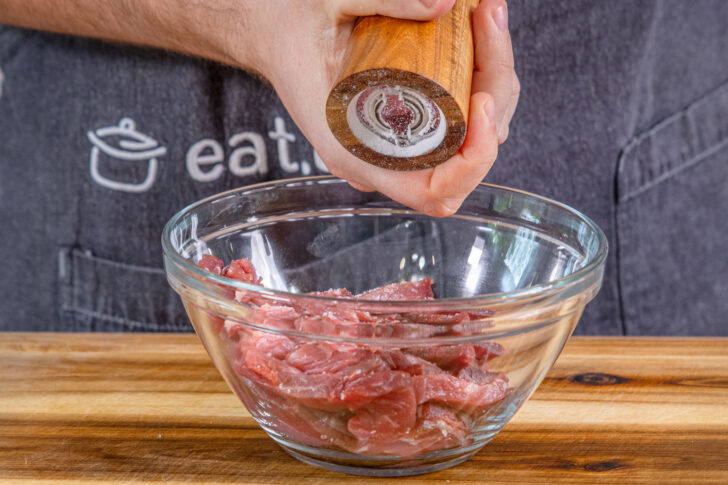 Fleisch salzen