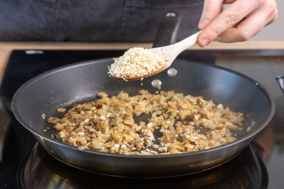 Gefüllte Champignons mit Feta | Rezept