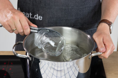 Gläser sterilisieren