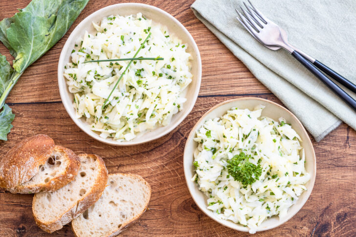einfacher Kohlrabisalat