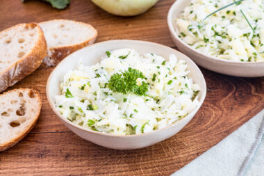 einfacher Kohlrabisalat