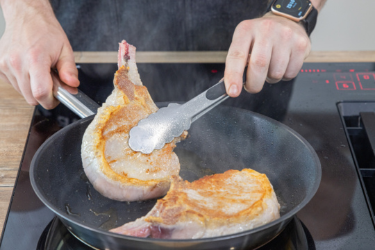 Wie Lange Muss Ein Paniertes Kotelett Braten Kotelett braten: saftig & knusprig
