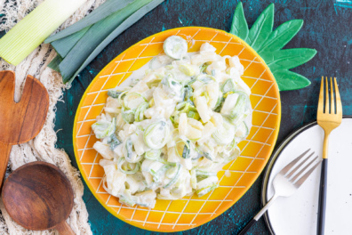 Lauchsalat mit Ananas