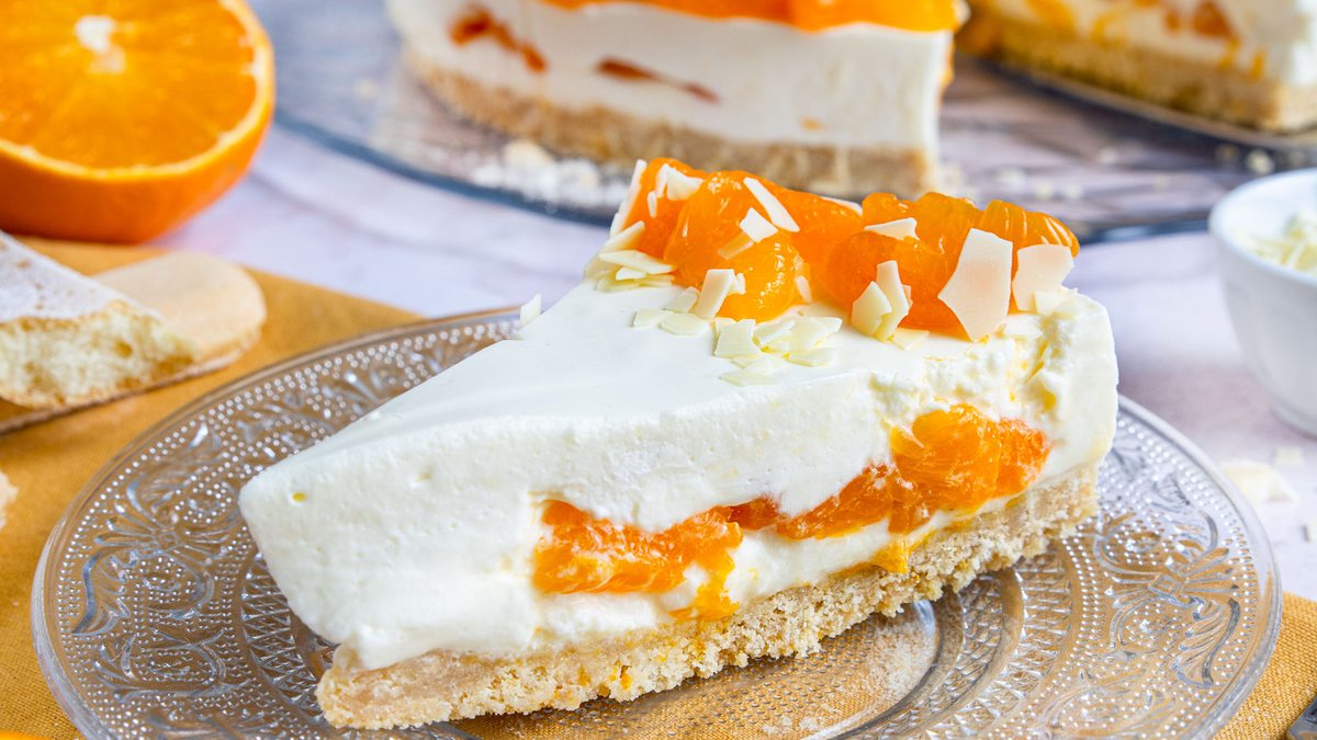 Philadelphia-Torte mit Mandarinen