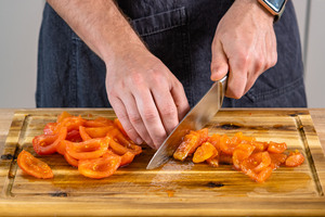 Tomaten schneiden