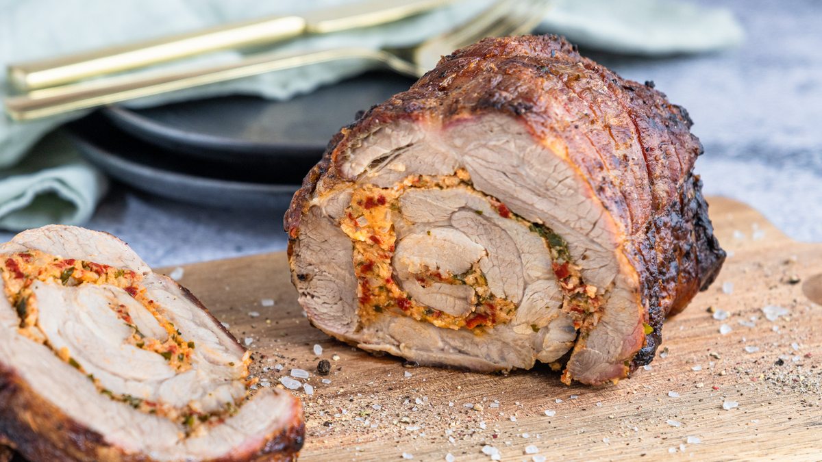 Rollbraten grillen