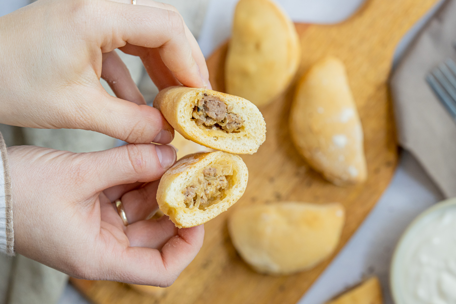 Russische Piroggen
