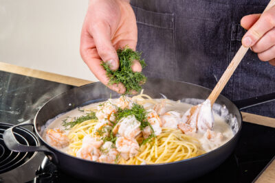 Dill dazugeben