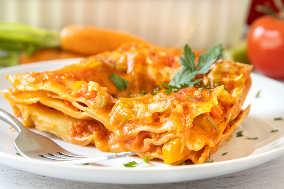 Vegane Gemüselasagne | Rezept - eat.de