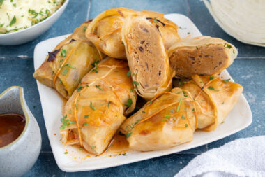 Vegetarische Kohlrouladen selber machen