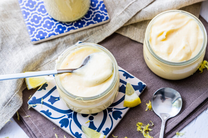 Zitronencreme ohne Gelatine