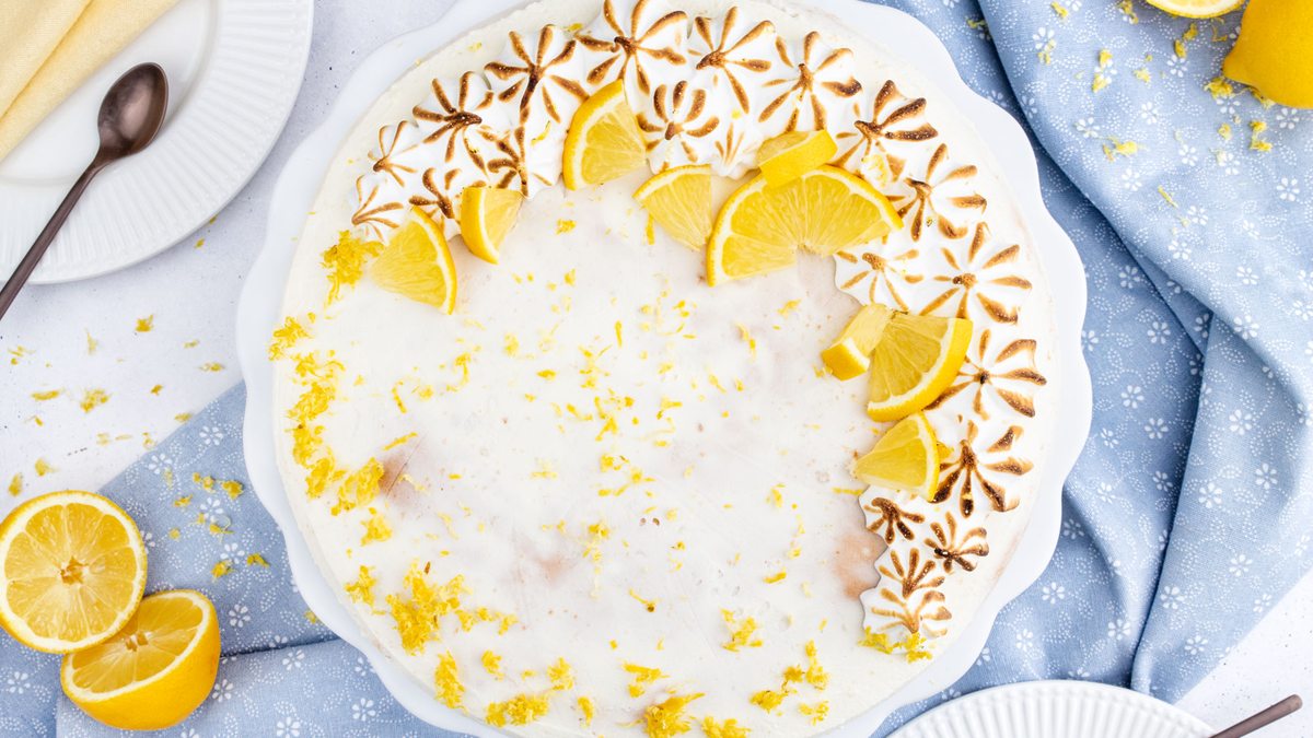 Zitronencreme-Torte