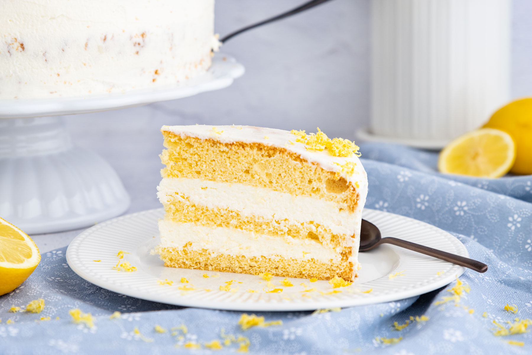 Zitronencreme-Torte