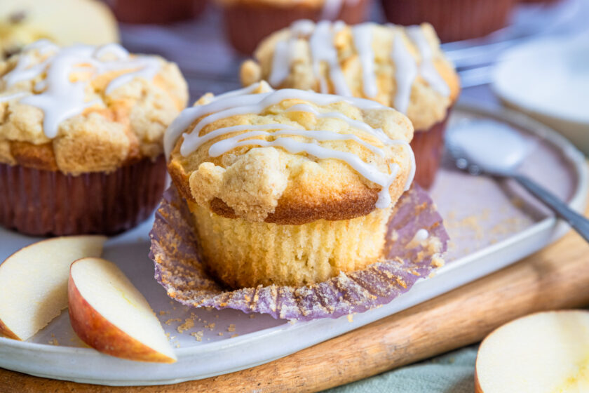 Apfelmuffins mit Streusel