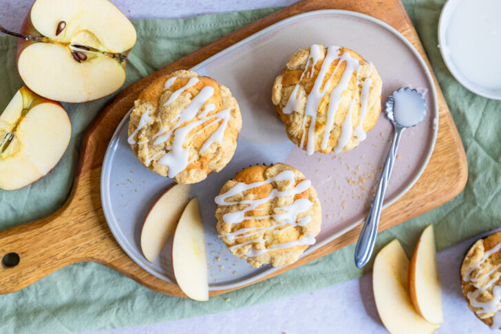 Apfelmuffins mit Streusel