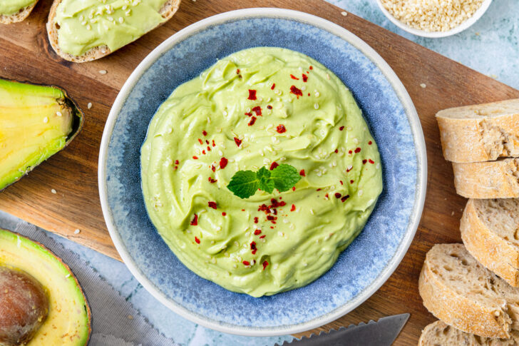 Avocadocreme mit Frischkäse