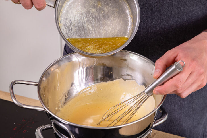 Butter dazugeben