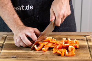 Paprika schneiden