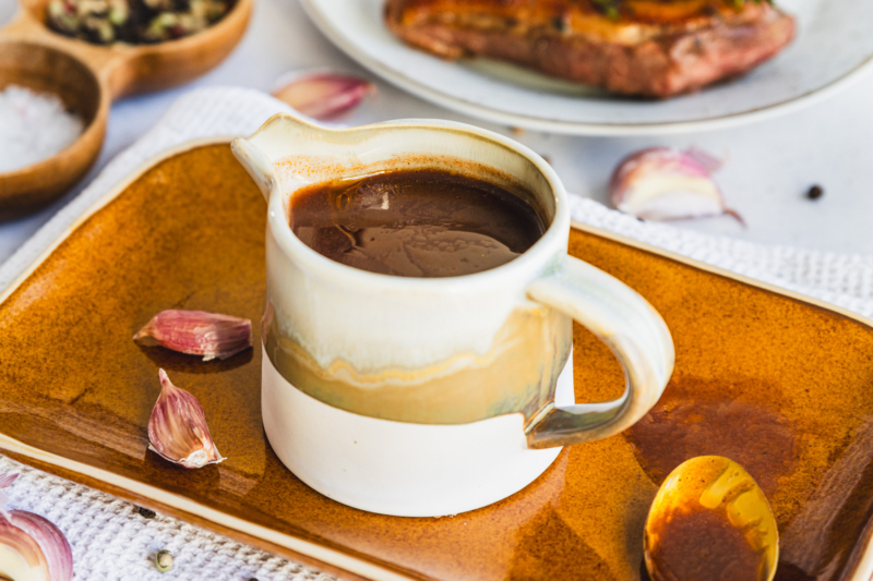 Einfache dunkle Soße zu Entenbrust | Rezept- eat.de