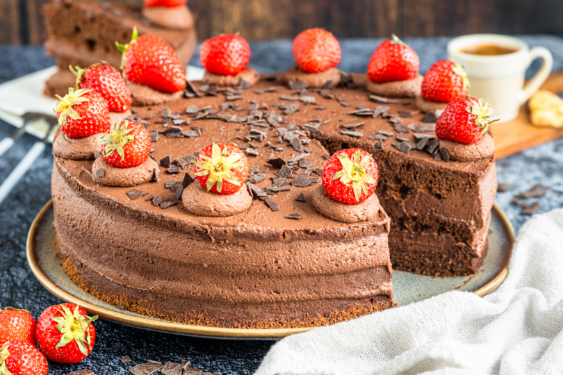 Einfache Schokosahnetorte
