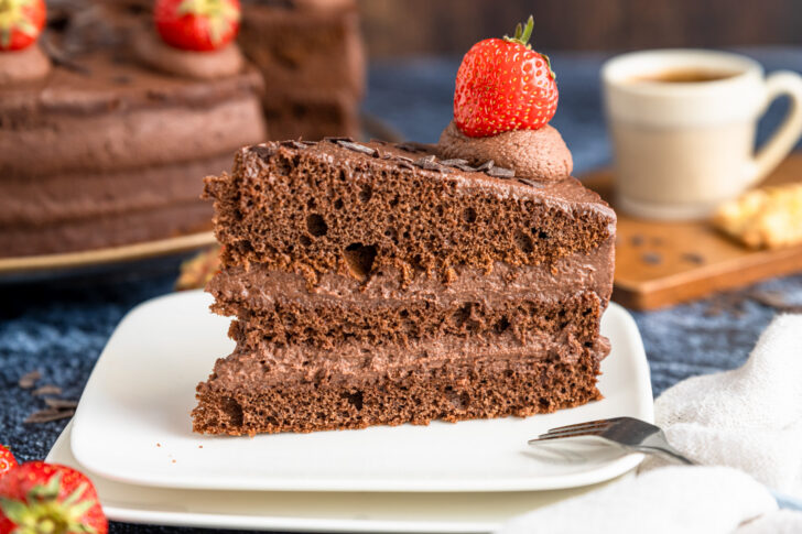 Einfache Schokosahnetorte