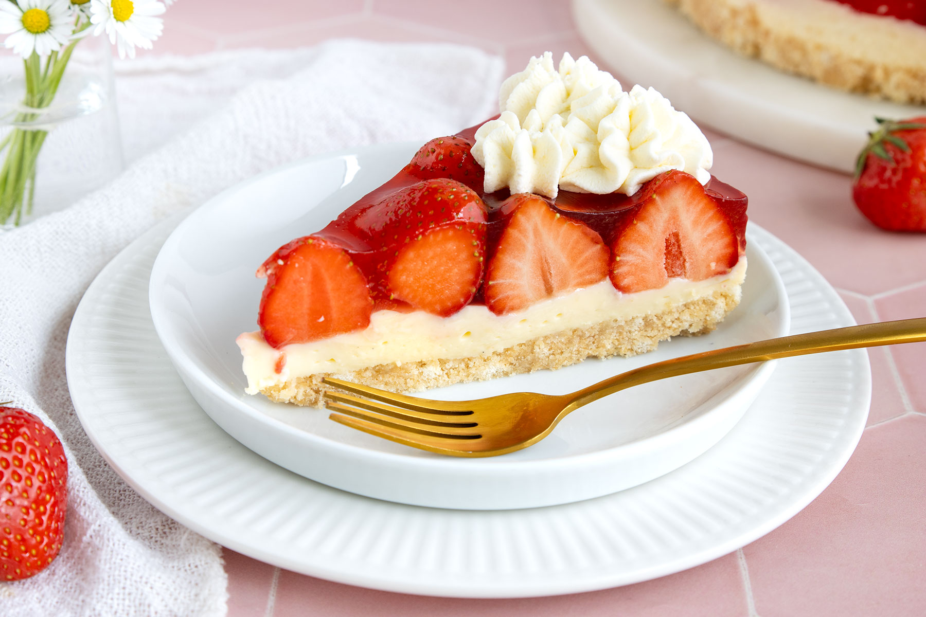 Erdbeerkuchen ohne Backen