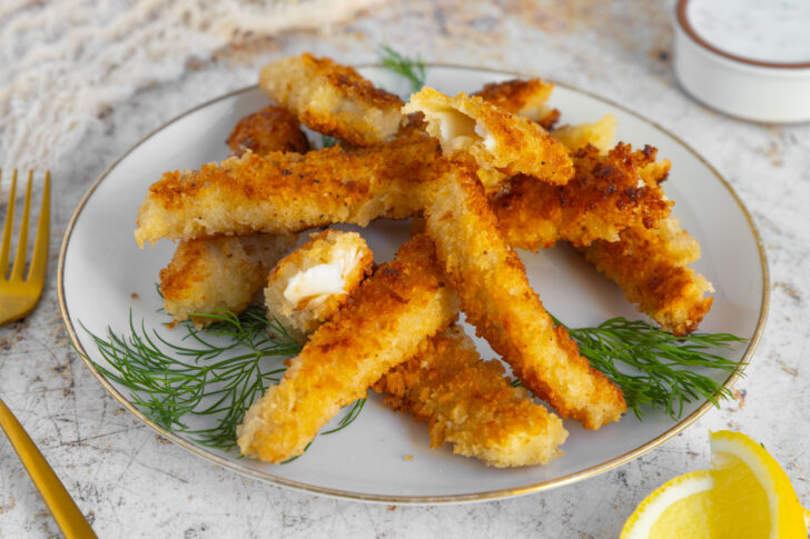 Fischstäbchen selber machen.