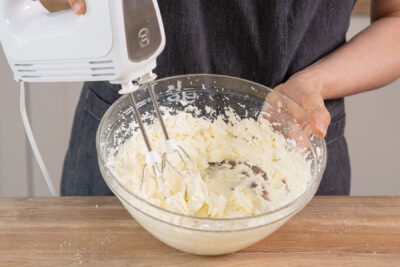 Butter und Zucker aufschlagen