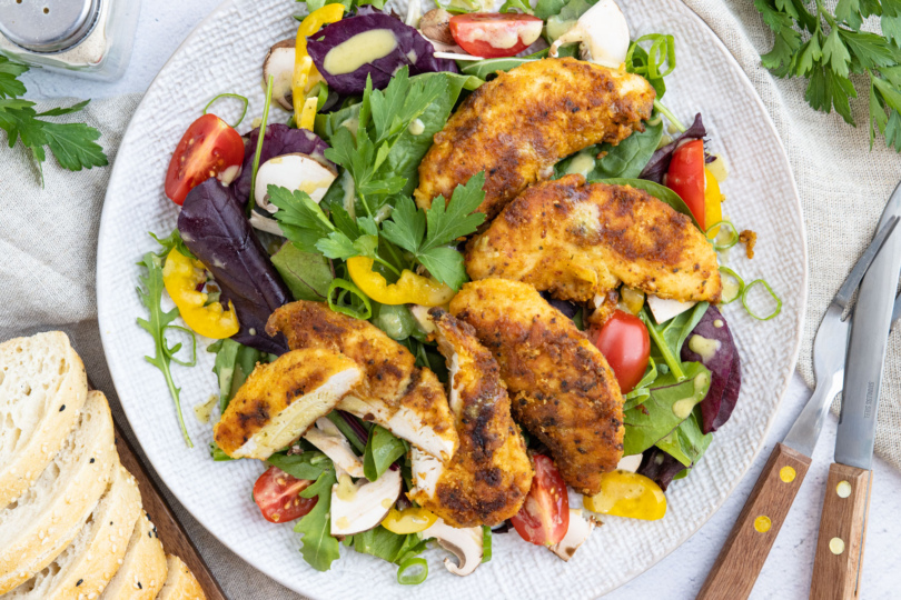 Gebratene Hähncheninnenfilets