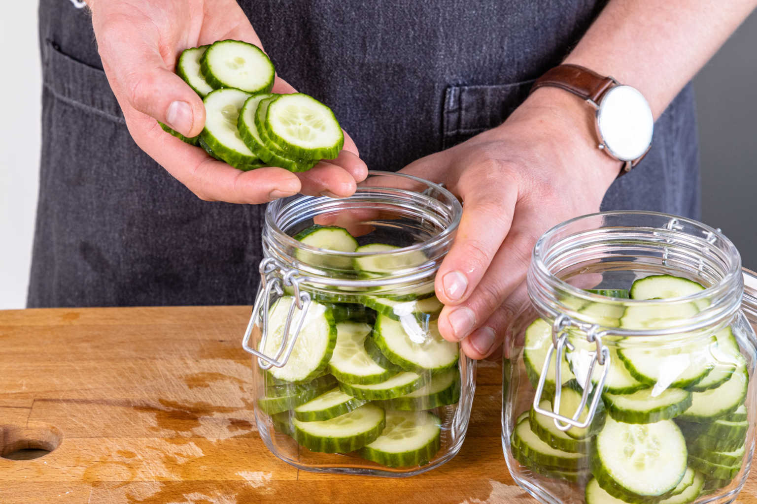 Gurken einlegen ohne Kochen | Rezept