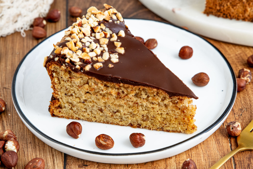 Haselnusskuchen ohne Mehl