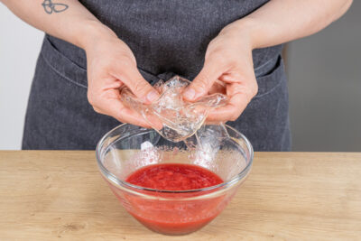 Gelatine unterrühren