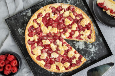 Himbeerkuchen mit Quark