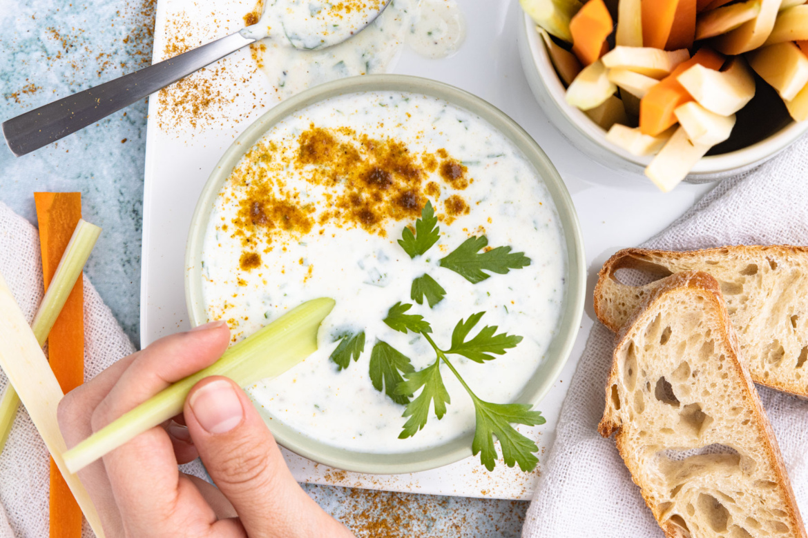Joghurt-Dip für Gemüse | Rezept